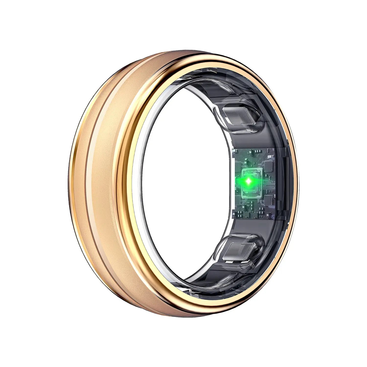 SeekZero Smart Ring Sliver - No App Subscription, with Sizing Kit, 7-10 Days Battery Life, Activity & Sleep Tracker, Stress & Heart Rate Monitor SeekZero